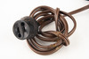Antique Cast Iron Inline Power Cord Pedal for Darkroom or Sewing Machine V12