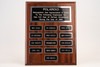 Polaroid 1990 Perfect Attendance Wooden Office Lobby Plaque Vintage V23