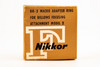 Nikon BR-3 Macro Adapter Ring for Bellows Focusing Attachment NEAR MINT V24