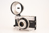 Ricoh Auto Shot 35mm Film Viewfinder Camera with Rikenon 35mm Lens & Flash V21