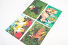 Animals and Pets Vintage 3D Lenticular Postcard Wonder Co Tokyo Lot of 4 V28