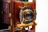 Rochester Optical 4x5 King Poco Tele-Photo Camera with Brass B&L Lens V21