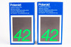 Polaroid INSTANT Roll Film Type 42 B&W 3 1/4 x 4 1/4'' Exp 1988 2 BOXES WORKS !
