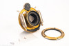 Scientific Lens Co 6 Inch 152mm f6.8 Brass Lens in Wollensak Shutter Antique V23