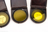 Zeiss Ikon 42mm Push On Camera Lens Filters in Case G0 G1 G2 R10 Yellow V23