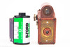 Coronet Midget Red 16mm Film13x18mm Exposure Bakelite Subminiature Camera V24
