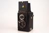 Voigtlander Brillant 120 TLR Box Camera with Voigtar 75mm f/6.3 Lens & Case V21