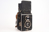 Rollei Original Rolleiflex K1 TLR 6x6 Camera w 7.5cm f4.5 Tessar Lens & Case V22