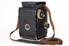 Rollei Original Rolleiflex K1 TLR 6x6 Camera w 7.5cm f4.5 Tessar Lens & Case V22