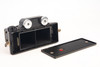 Coronet 3-D 3D Stereo 127 Roll Film 4.5x5cm Bakelite Camera Vintage V29