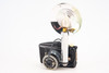 M.I.O.M. Photax 6X9cm 620 Roll Film Bakelite Camera with Boyer Lens & Flash V23