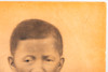 Late 1800s Crayon Enlargement Solar Portrait of African American Gentleman 14x17