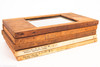 Masonic Magic Lantern Slide Lot of 5 in 7x4'' Wood Frame Freemason Symbolism V20