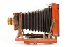 Thornton Pickard College 9x12cm Folding Field Camera with Brass Lens Antique V27