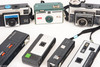 Lot of 14 Vintage Instamatic Film Cameras Kodak Minolta AS-IS PARTS REPAIR V23