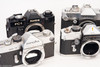 Lot of 8 Vintage 35mm SLR Film Cameras Petri Konica Topcon AS-IS Parts Repair V7