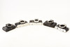 5 Yashica 35mm SLR Film Camera Bodies FR FX-2 FX-3 Electro for PARTS REPAIR V23