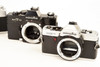 5 Minolta 35mm SLR Film Camera Bodies SRT101 XG7 X-700 for PARTS REPAIR V29