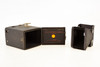 Kodak No 0 Brownie Box Camera Model A 127 Roll Film WORKS Antique V23
