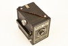 Pho-Tak Corp Eagle Eye 120 Roll Film Metal Box Camera Vintage WORKS V21