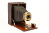 Conley Folding Pocket 4x5 Dry Plate Camera w Wollensak Lens Antique 1909 V28