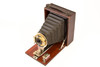 Conley Folding Pocket 4x5 Dry Plate Camera w Wollensak Lens Antique 1909 V28
