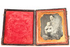 Daguerreotype of Woman & Baby in 1/6 Plate J.H. Thompsons Union Case V22