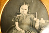 Daguerreotype of Young Girl in 1/6 Plate Wood Composite Union Case V25