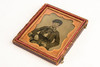 Ambrotype of Young Gentleman in 1/6 Plate Wood Composite Union Case V28