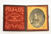 Ambrotype of Woman in 1/6 Plate Union Case Schoonmakers Albany NY V20