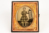 Ambrotype of Young Girl in 1/6 Plate Wood Composite Union Case V22