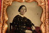 Ambrotype of Woman in 1/6 Plate Wood Composite Union Case V20