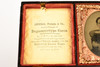 Ambrotype of 3 Siblings in Quad 1/9 Plate Littlefield Molded Union Case V21