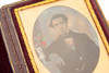 Tintype of Gentleman in Victorian Case Circa 1854-57 V29