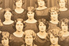 1920-30s 15¾x8'' Gelatin Silver Print - Sorority Group Photo Ithaca New York V23