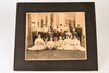 1900s 13¼x11½'' Mounted Gelatin Silver Print - Family Portrait with Nun V26