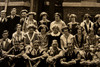 1900s 20x10'' Mounted Gelatin Silver Print - Panorama of RPHS Class of1925 V26