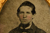 Ambrotype of Young Gentleman in Half a 1/6 Plate Wood Composite Union Case V23