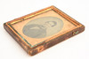 Ambrotype of Young Gentleman in Half a 1/6 Plate Wood Composite Union Case V23