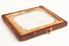 Daguerreotype - 2 Young Brothers in Half 1/6 Plate Wood Composite Union Case V23