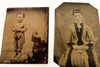 Tintype lot of 10 Small Sized Antique Victorian Photos with Mixed Subjects V20