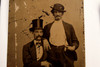 Tintype lot of 6 Antique Photos Featuring Pairs of Victorian Gentlemen V24