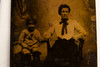 Tintype lot of 6 Antique Photos Featuring Victorian Parents with Children V22