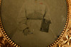Tintype - Young Woman in Half 1/6 Plate Wood Composite Union Case V27
