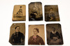 Tintype lot of 6 Antique Photos Featuring Victorian Ladies V21