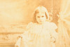 1890s Cabinet Card 6.5 x 4.25'' Albumen Print - Young Girl with Attitude V21