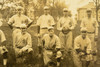 1917 Framed 11x9" Gelatin Silver Print - Baseball Team Possibly Boston V26