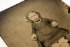 Tintype Almost Half Plate - Seated Young Lady Victorian Antique Photo V25
