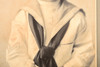 1920s Silver Gelatin Print 6¾x9'' - High End Portrait of Sailor Boy V26