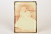 1890s Framed 4x5⅝" Albumen Print - Infant in Christening Gown V22